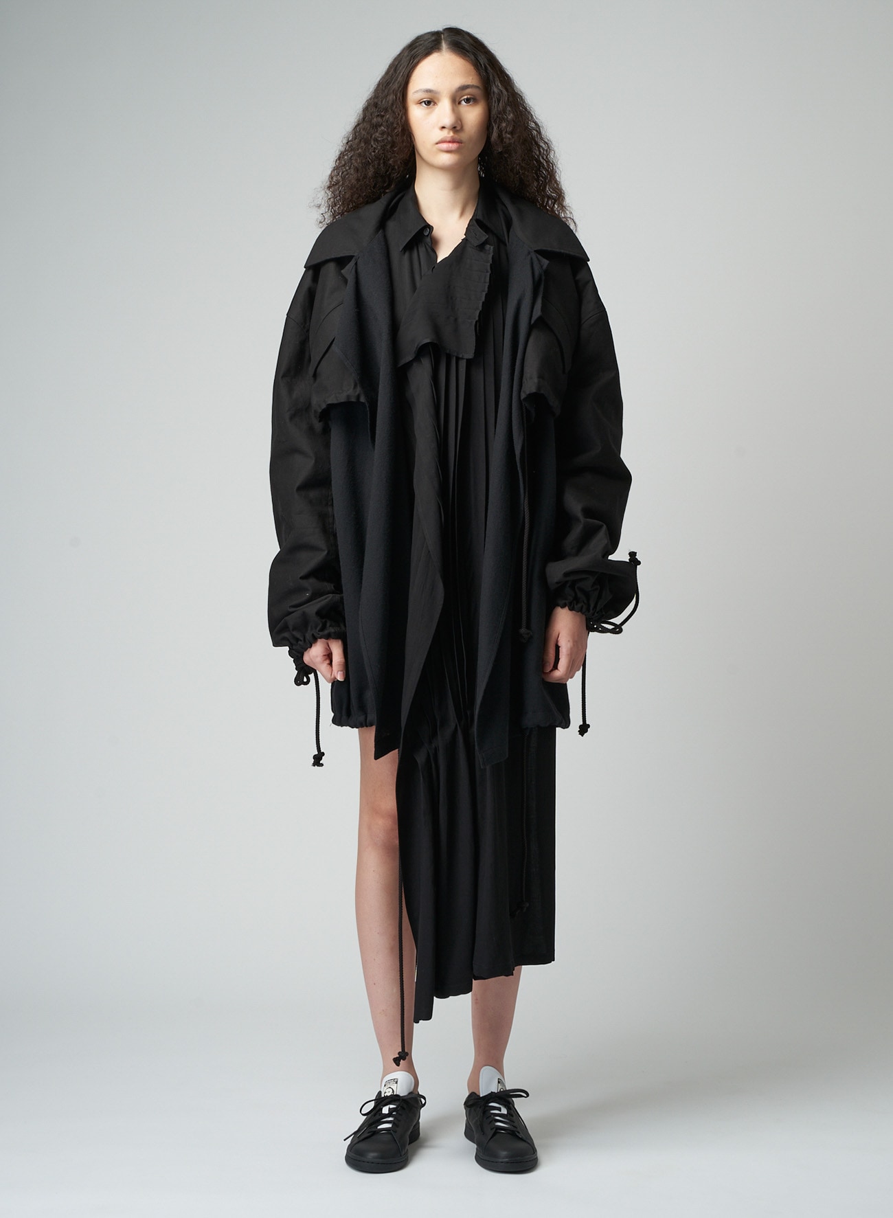 LAYERED MODS COAT(XS Black): Vintage｜THE SHOP YOHJI YAMAMOTO