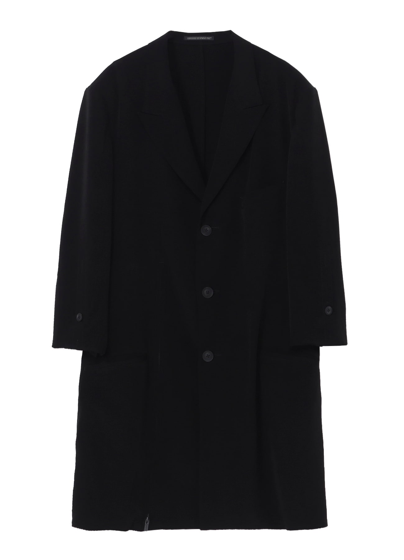 TA TUXEDO PEAKED LAPEL ZIP OPENED JACKET(S Black): Yohji Yamamoto