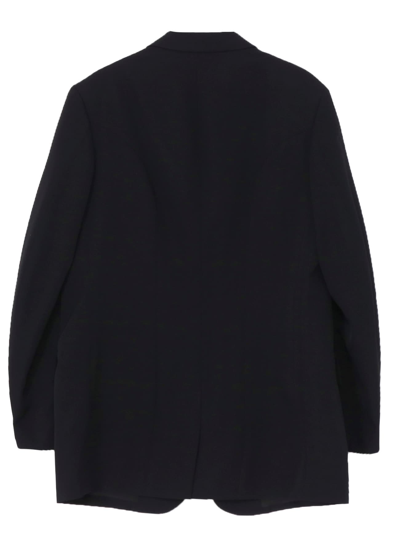 WOOL GABARDINE 3 BUTTONS JACKET(S Black): Yohji Yamamoto POUR