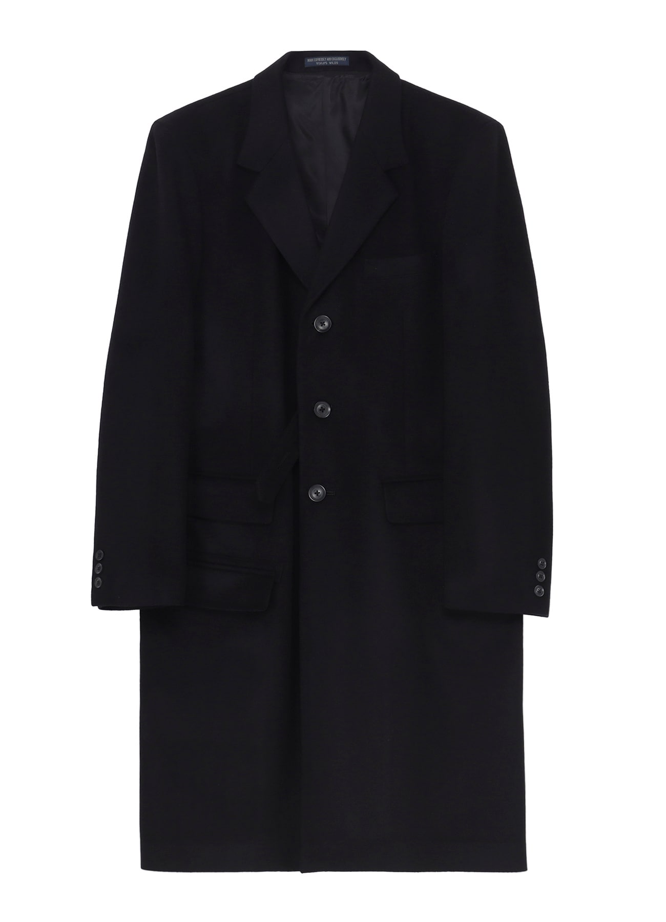W/Ca BEAVER DOCTOR'S JACKET(S Black): Yohji Yamamoto POUR HOMME