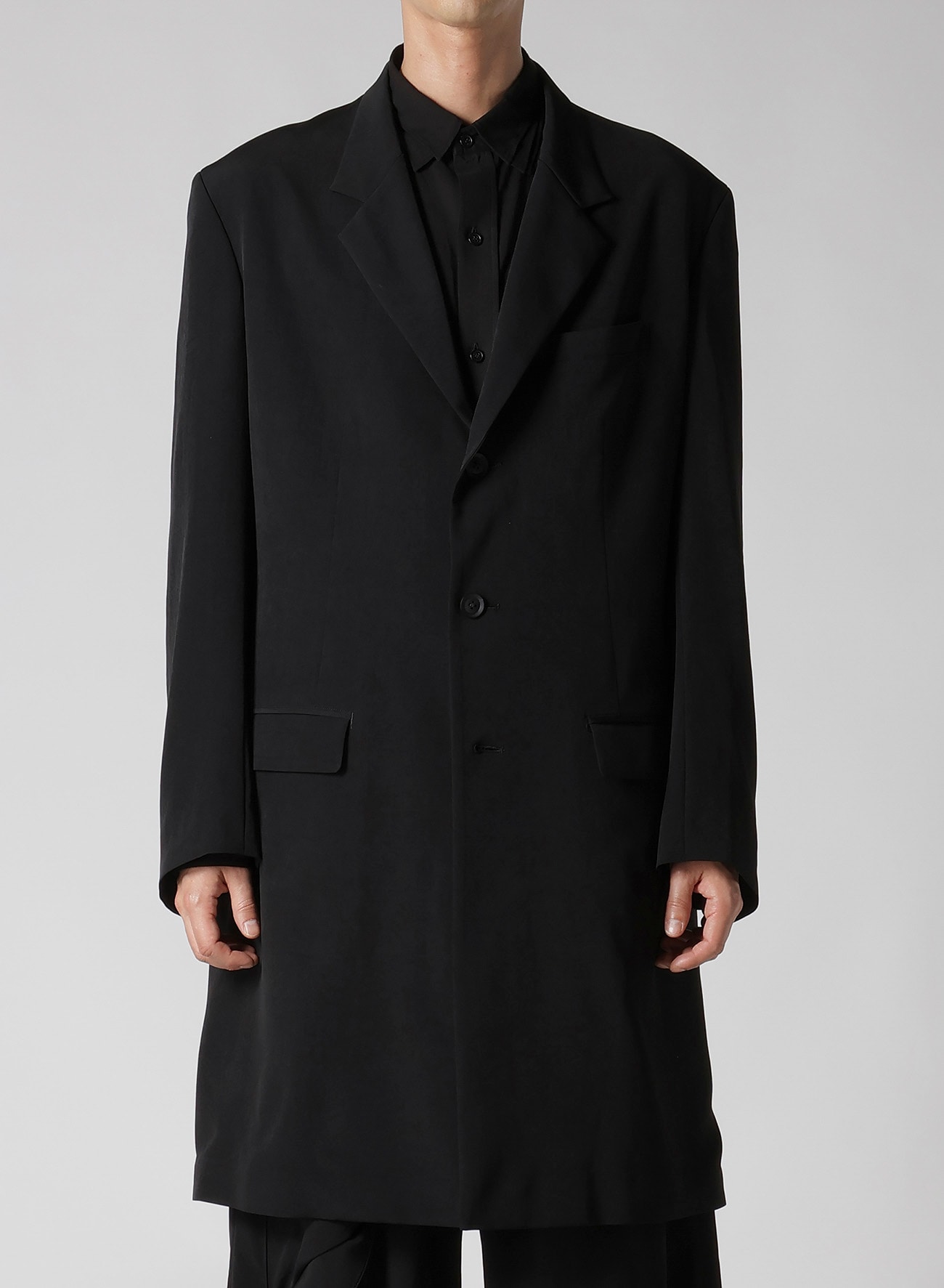 TA TUXEDO BACK CENTER FASTENER JACKET(S Black): Soldes｜THE SHOP