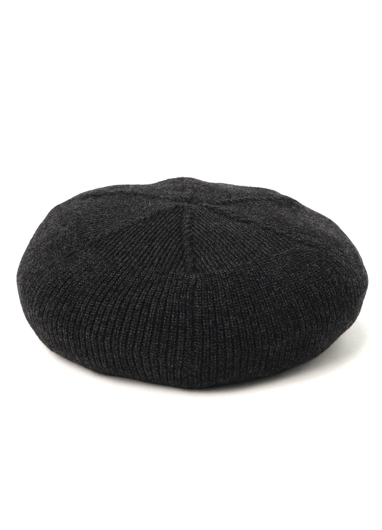 WOOL NYLON KNIT CASQUETTE(FREE SIZE charcoal): S'YTE｜THE SHOP