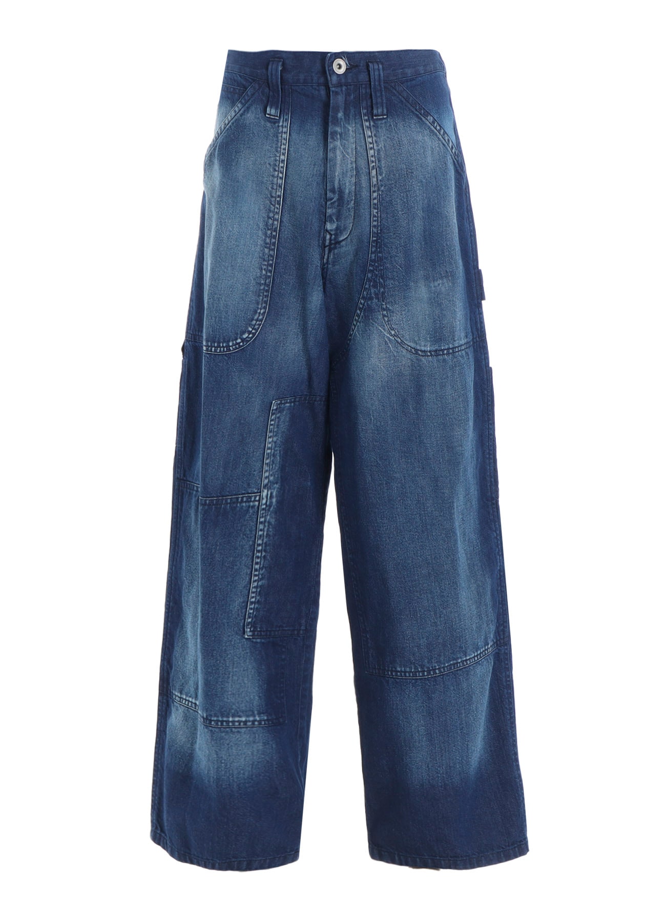 SPOTTED DENIM WORK PANTS(XS Indigo): Y's｜THE SHOP YOHJI YAMAMOTO