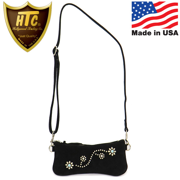 正規取扱店 HTC(Hollywood Trading Company) Suede Shoulder Purse