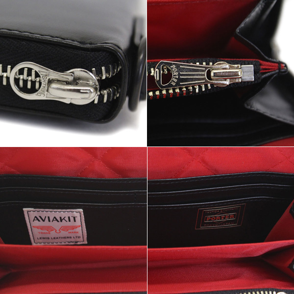 正規取扱店 Lewis Leathers (ルイスレザー) x PORTER LONG WALLET
