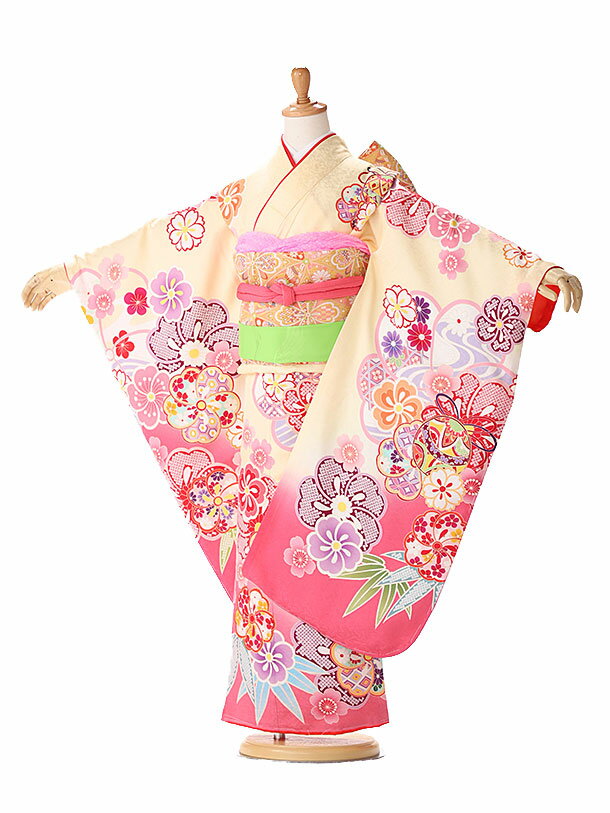 楽天市場】七五三 7歳 着物 正絹（カラーピンク）の通販