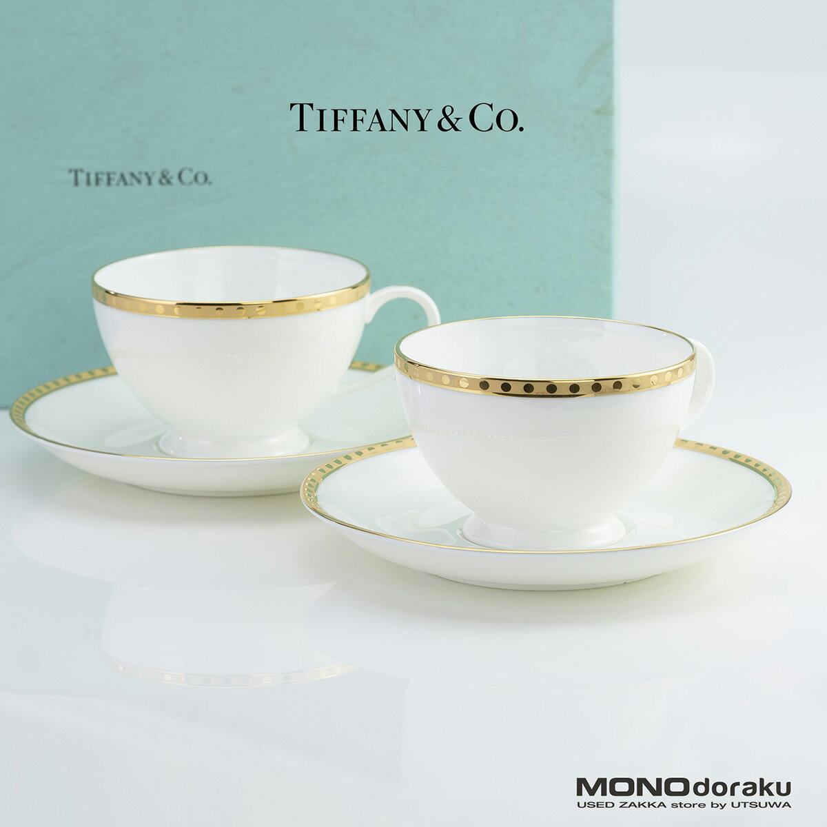 楽天市場】ティファニー カップ&ソーサー ゴールドバンドの通販