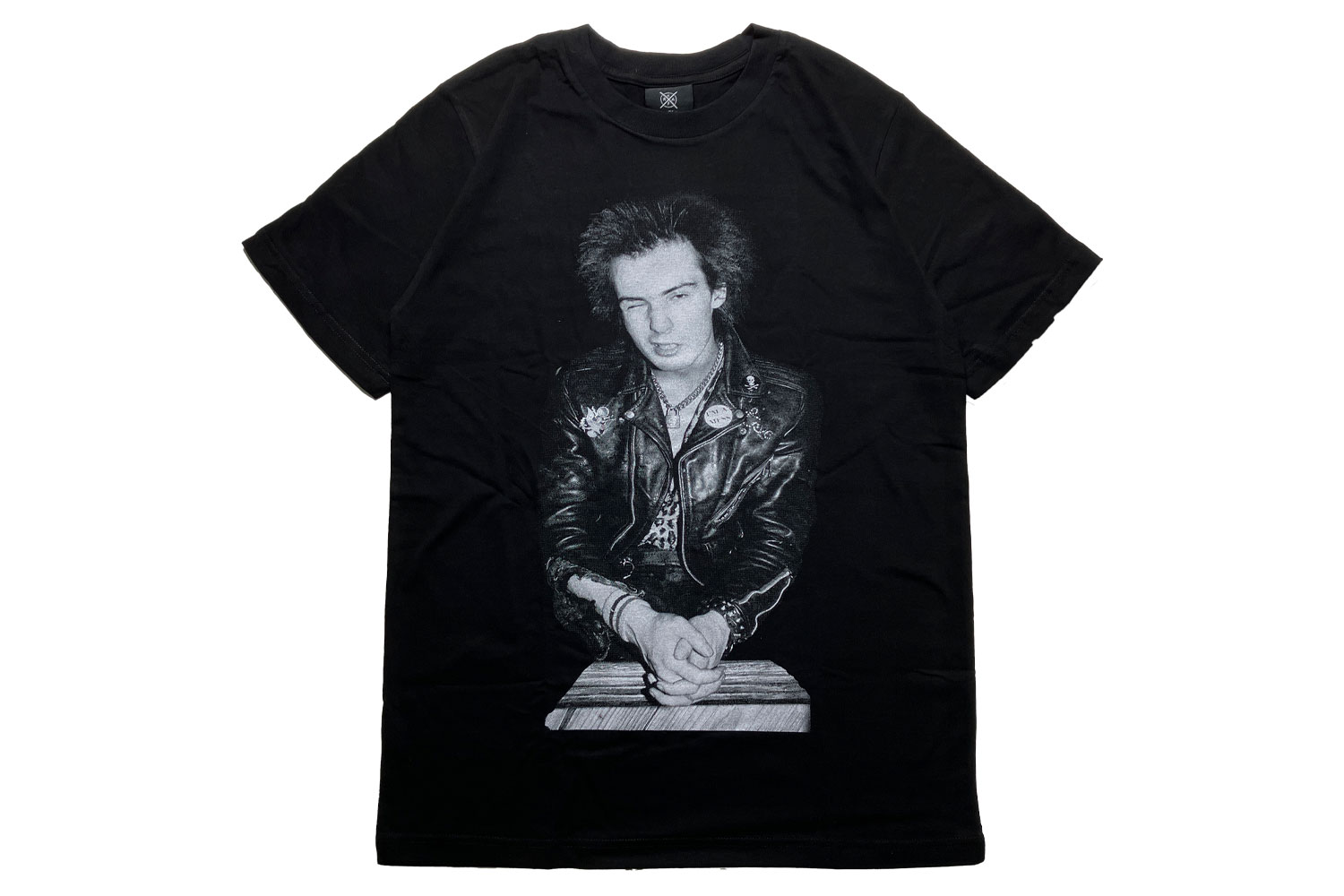 ▪️ 70s SID シドヴィシャス ビンテージ バッジ tシャツ 黒 黄 70s