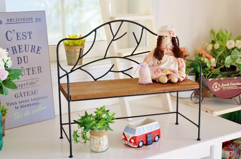 楽天市場】ベンチ アイアン（フラワースタンド・園芸ラック