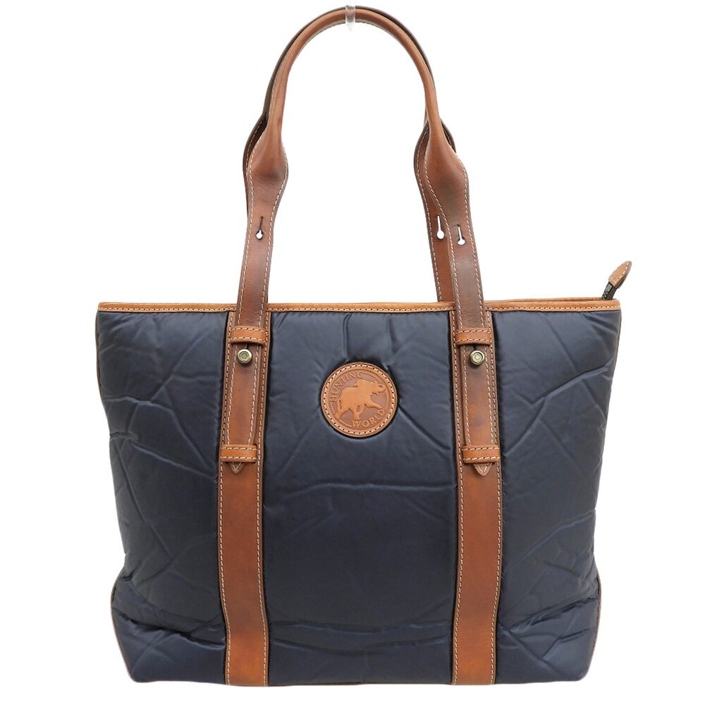 楽天市場】ハンティングワールド トートバッグ（カラーネイビー）の通販