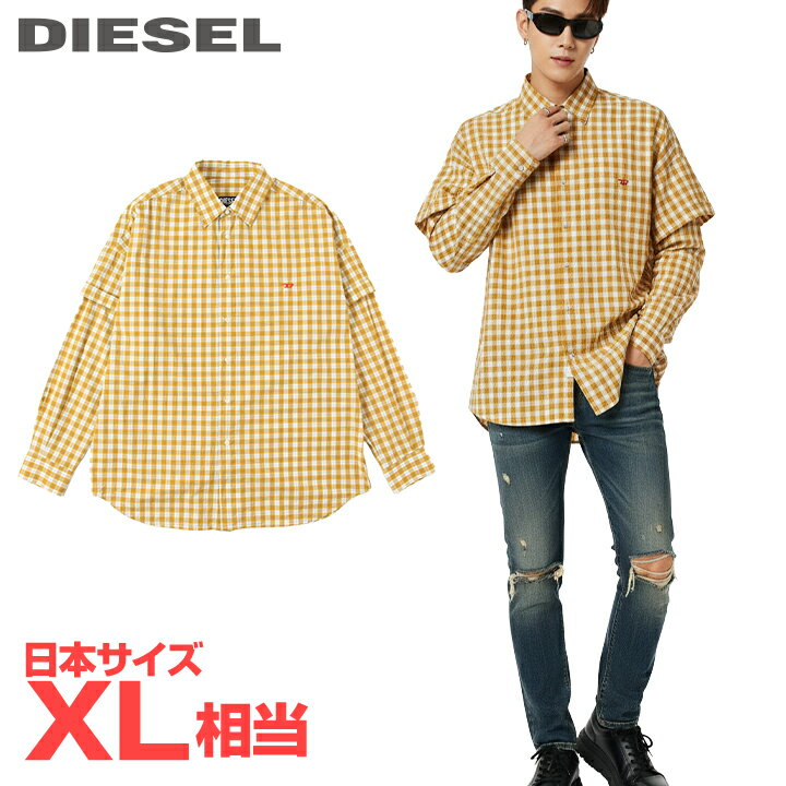 楽天市場】マスタードイエロー（サイズ（S/M/L）M）（カジュアルシャツ