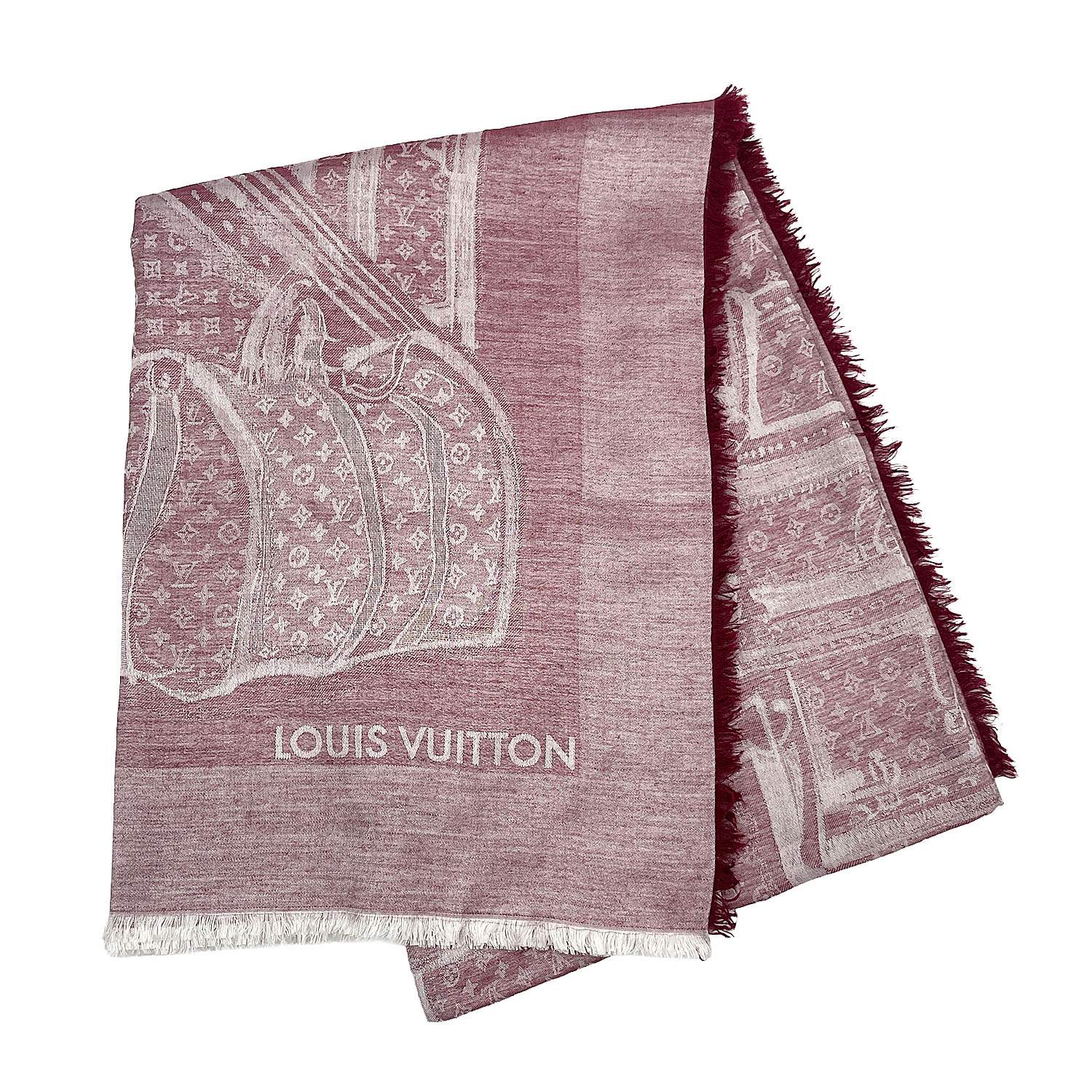 楽天市場】ルイヴィトン スカーフ（カラーレッド）（マフラー