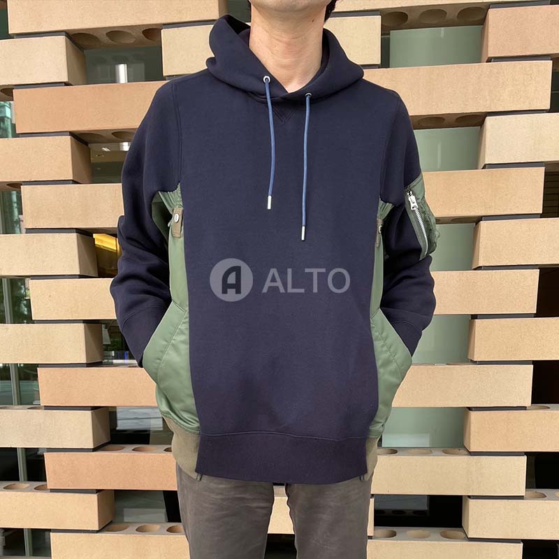 楽天市場】sacai ma-1（パーカー｜トップス）：メンズファッションの通販