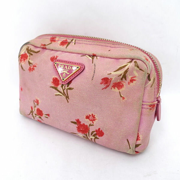 楽天市場】プラダ ポーチ ピンクの通販