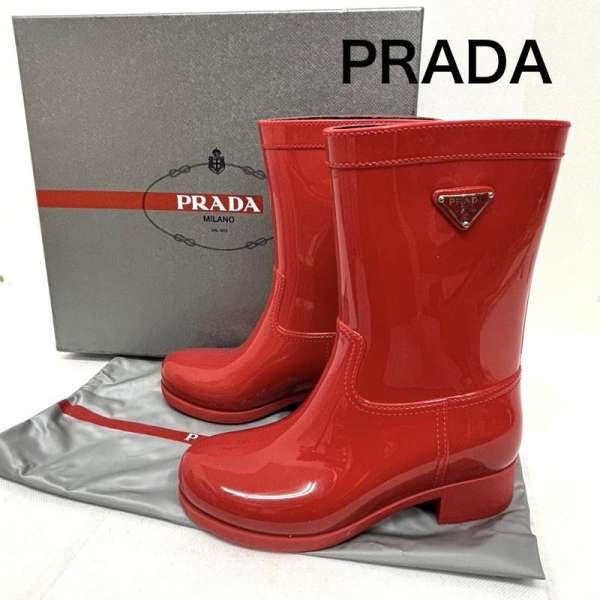 楽天市場】PRADA プラダ（レインシューズ・長靴｜レディース靴）：靴の通販