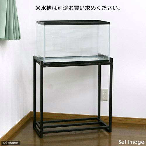 GEX 水槽台 60cm水槽用組立2段台 ブラック 60cm水槽用（キャビネット