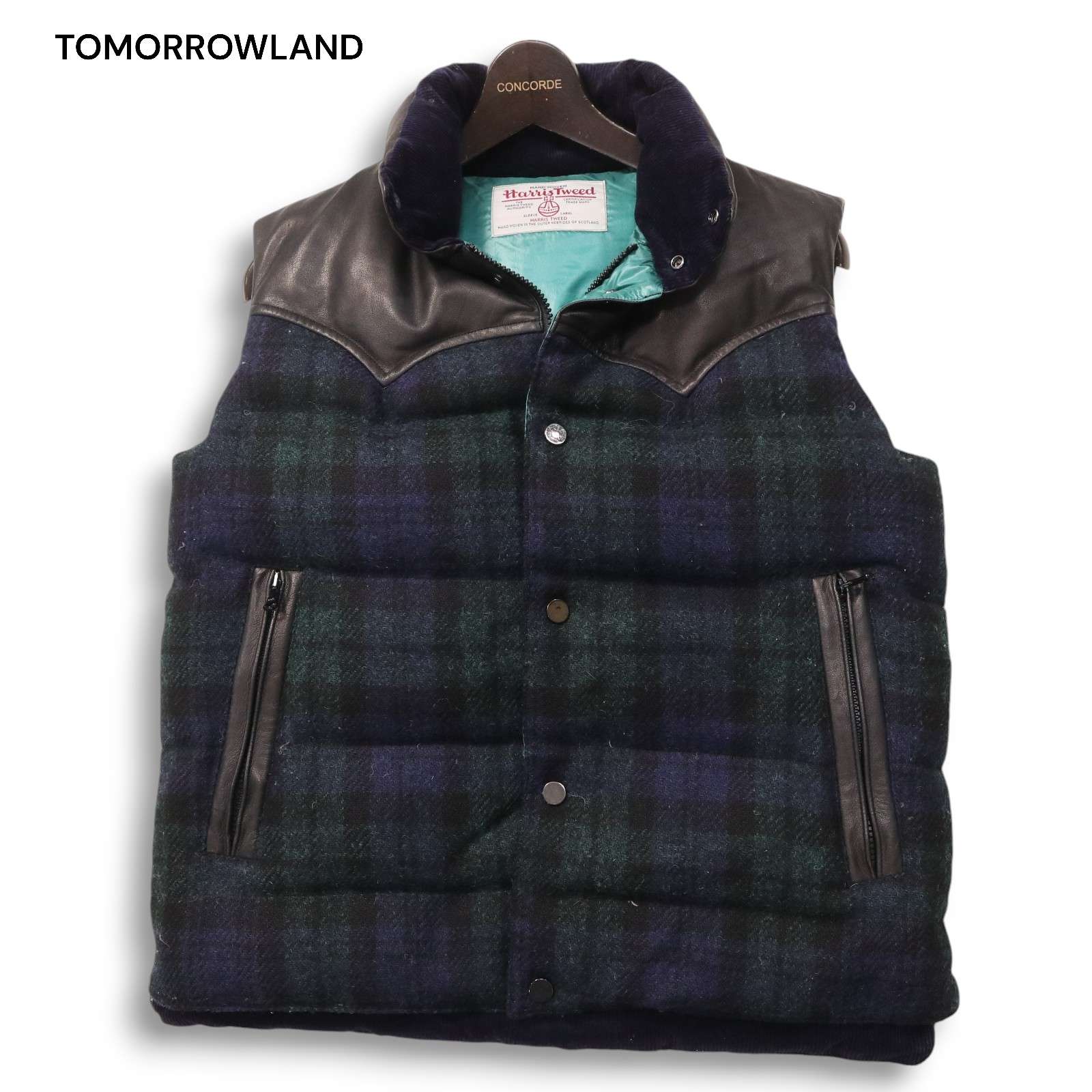 楽天市場】ハリスツイード ダウンベスト（メンズファッション）の通販