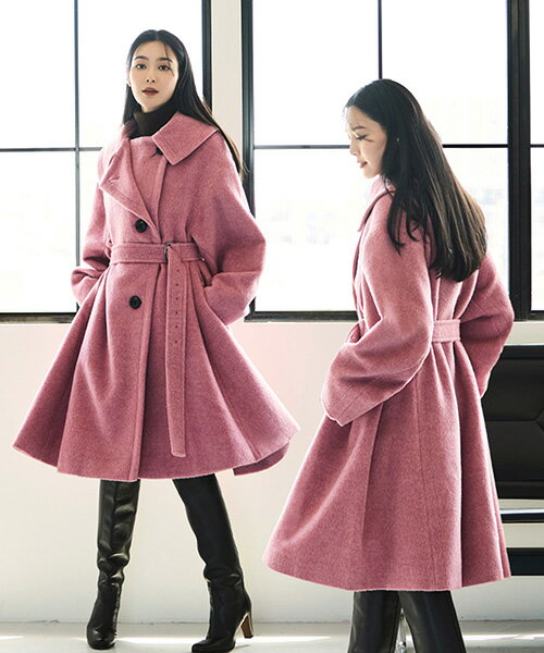 楽天市場】サーモンピンク コート コーデの通販