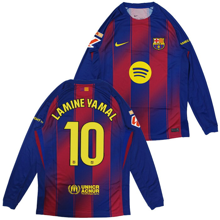 楽天市場】バルセロナ ユニフォーム 長袖（レプリカユニフォーム