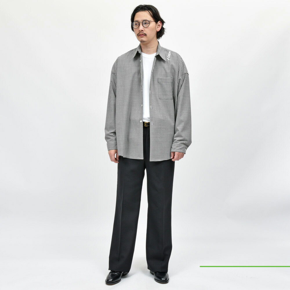 MARNI（マルニ）ポリエステルウールギンガムチェックシャツ CUMU0061S5