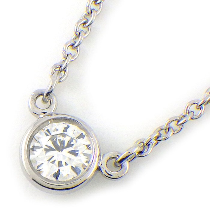 楽天市場】ティファニー バイザヤード ネックレス 0.17ctの通販