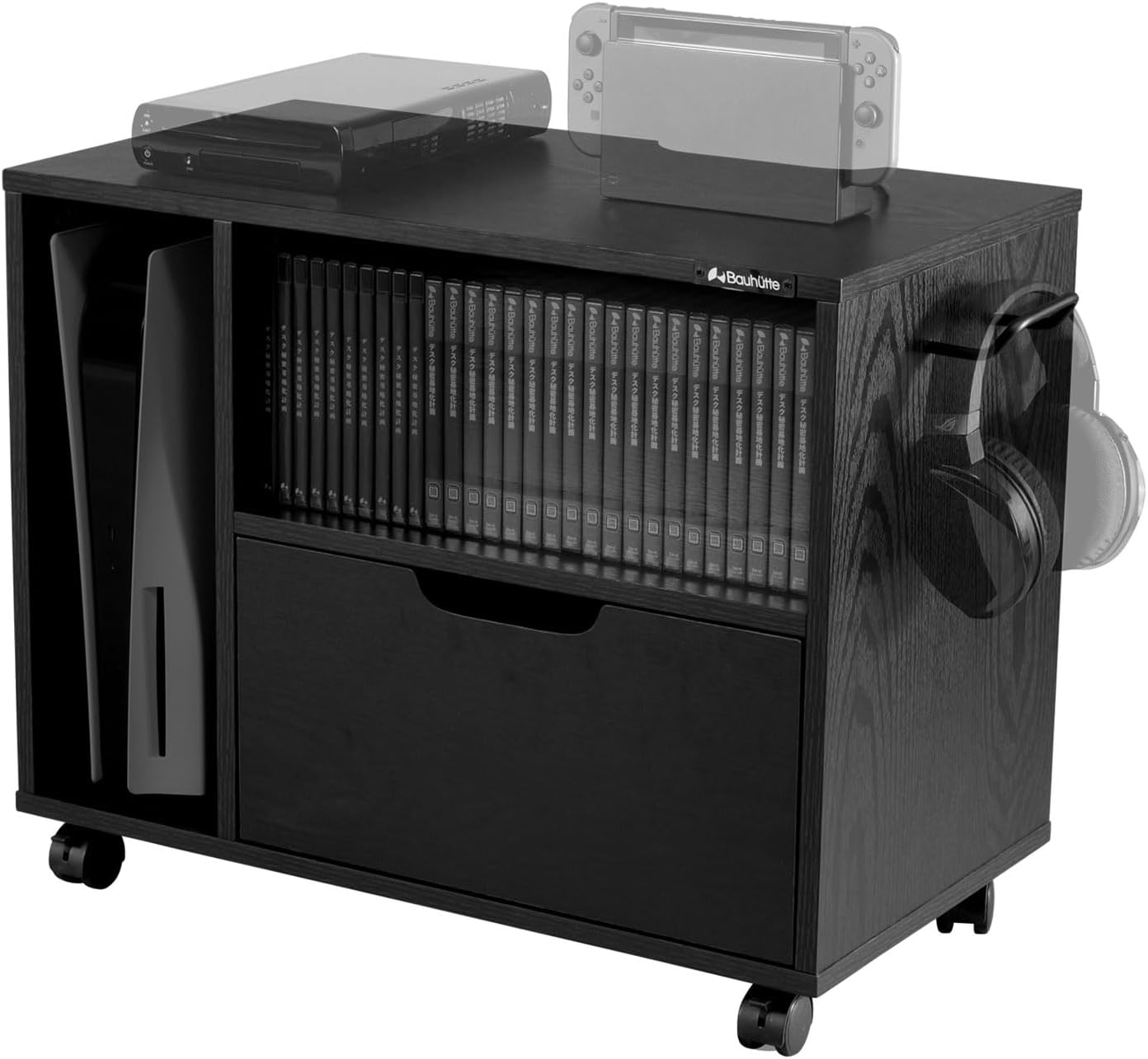 楽天市場】バウヒュッテ ゲーム機収納ラックの通販