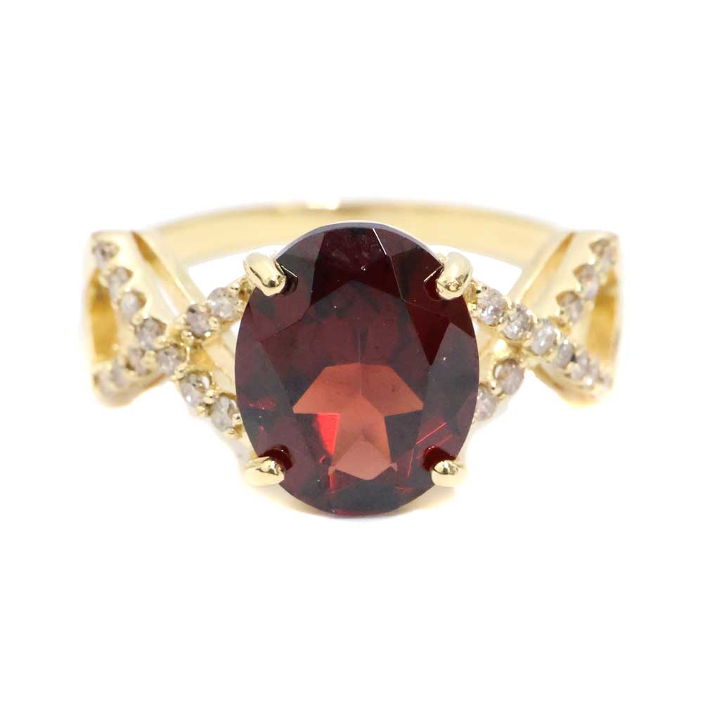 楽天市場】ガーネット k18 中古の通販