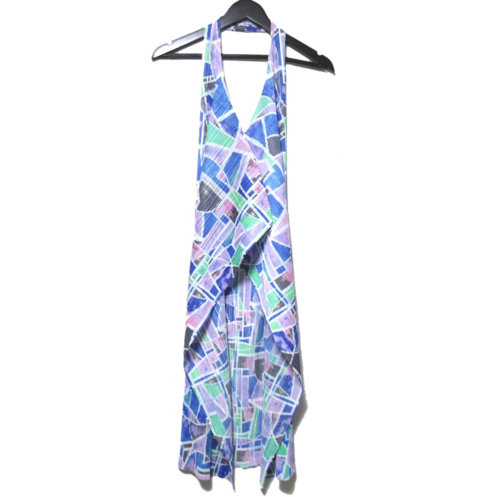 楽天市場】プリーツプリーズ（カラーブルー）（ワンピース｜レディース