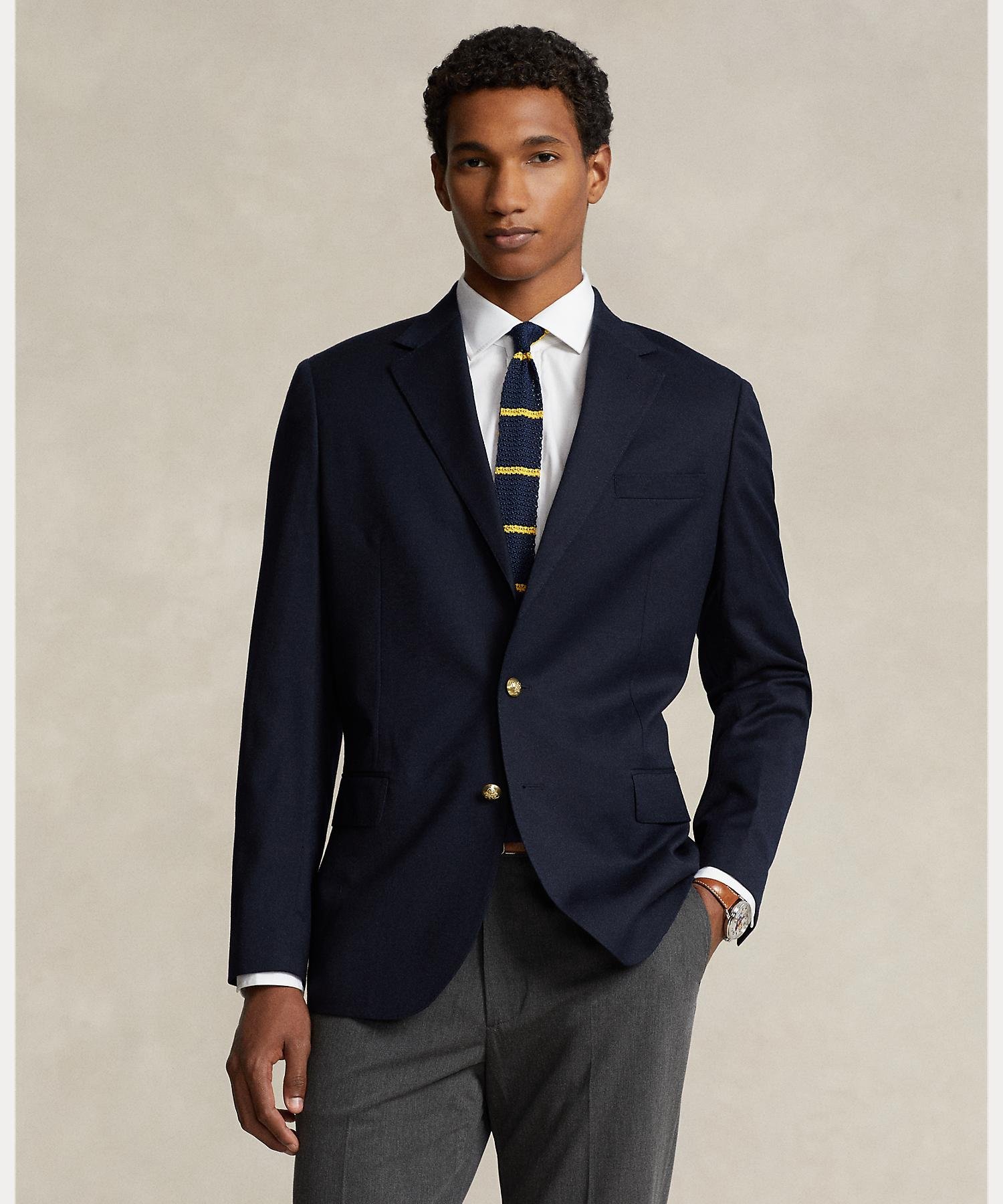 楽天市場】ラルフローレン ブレザー（カラーネイビー）（メンズ