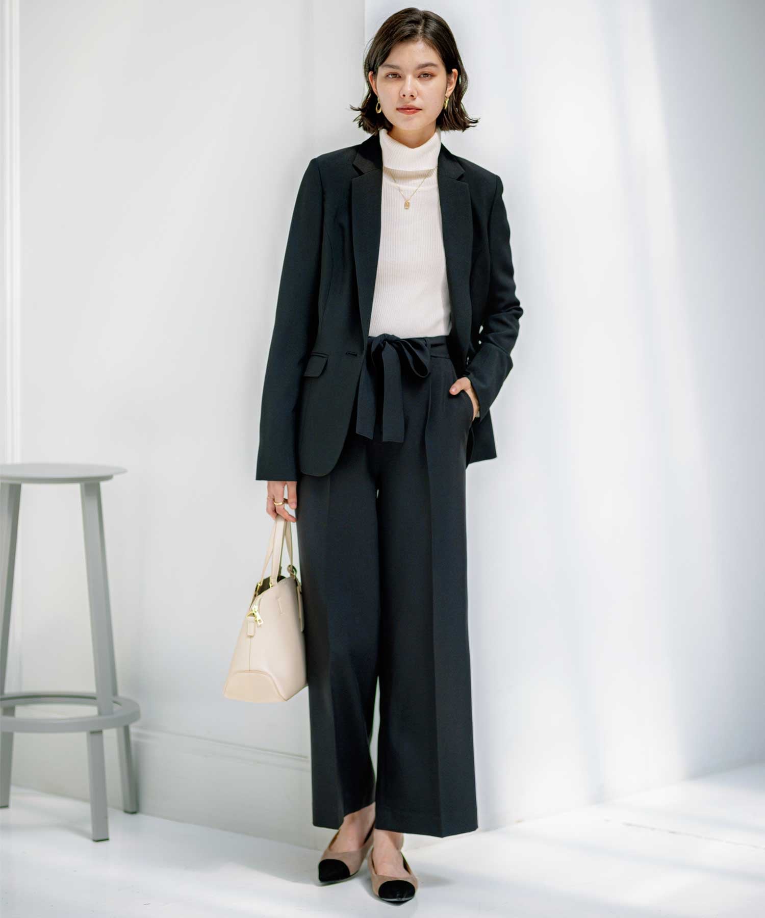 楽天市場】ストライプ パンツ（スーツ・セットアップ｜レディース