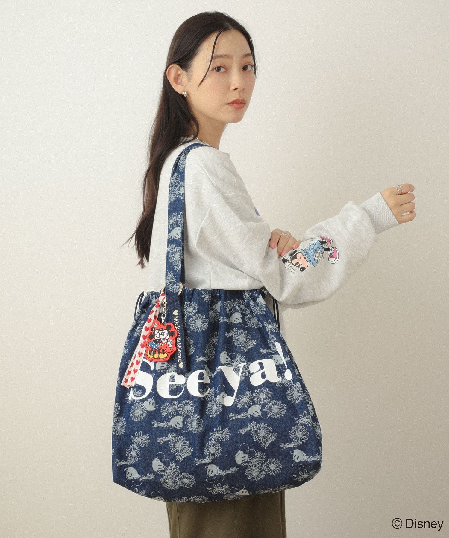 楽天市場】デニム&ダンガリー ミッキー バッグの通販