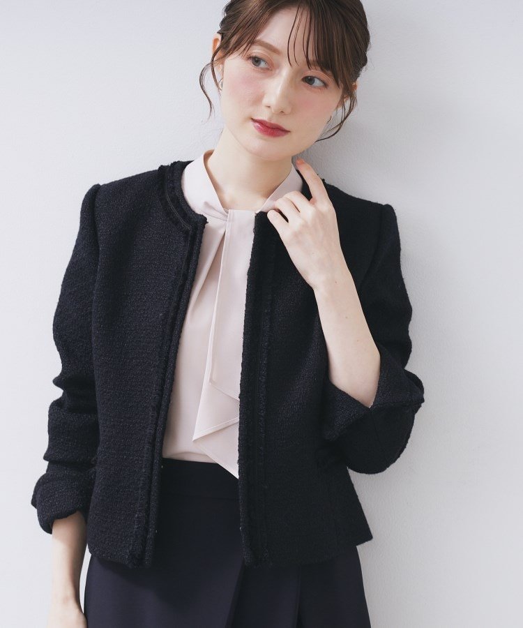 楽天市場】ノーカラージャケット セットアップの通販