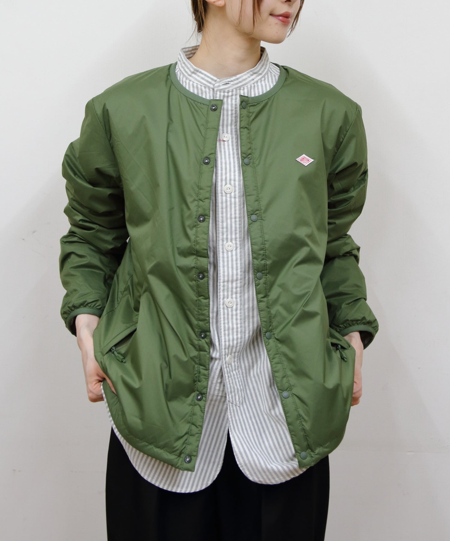 楽天市場】ダントン（カラーカーキグリーン）（コート・ジャケット