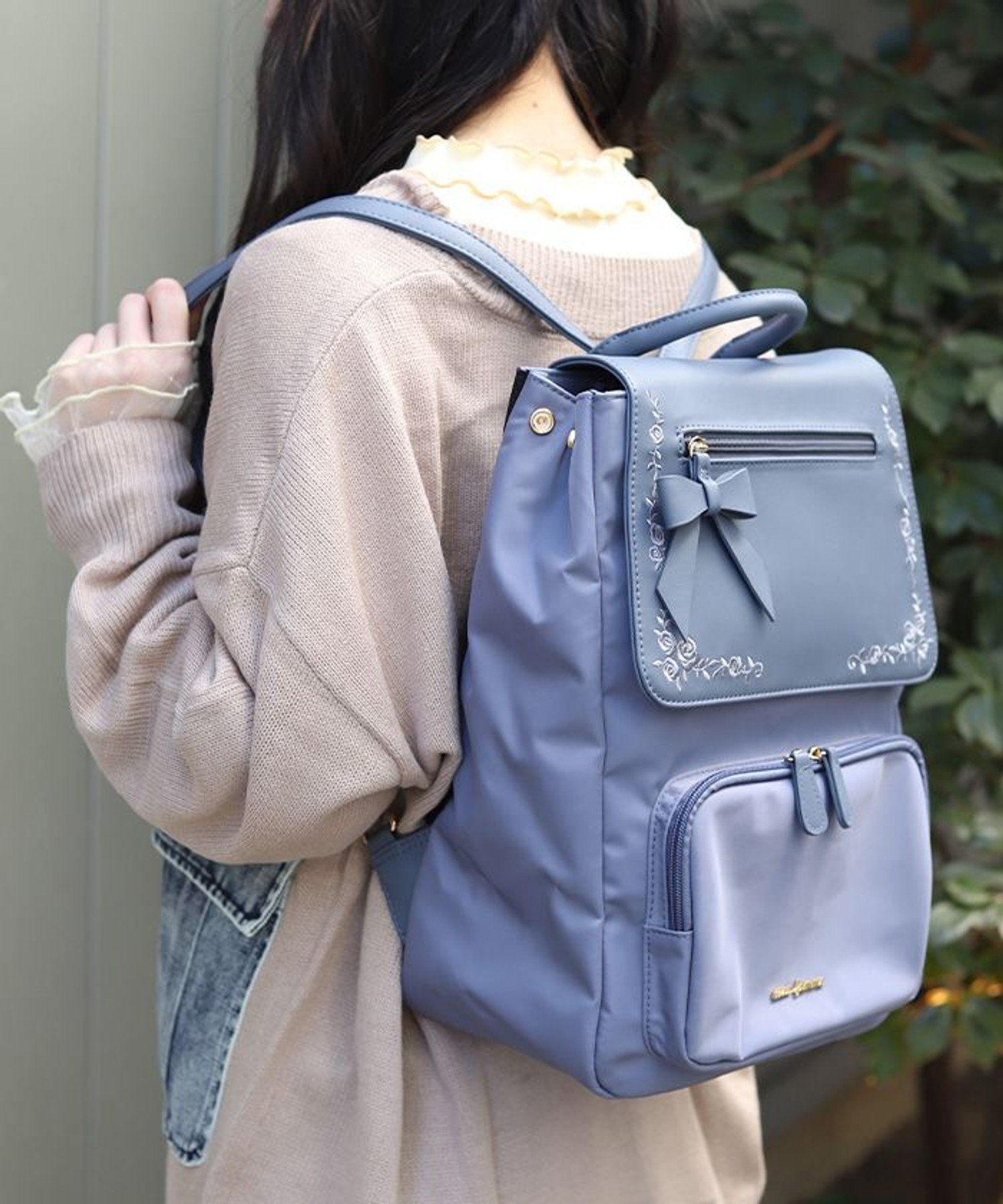 楽天市場】刺繍（バックパック・リュック｜レディースバッグ）：バッグ