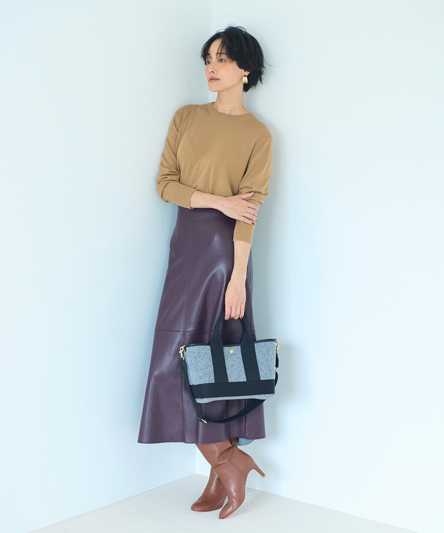 楽天市場】ターコイズブルー（素材（生地・毛糸）本革）（トートバッグ