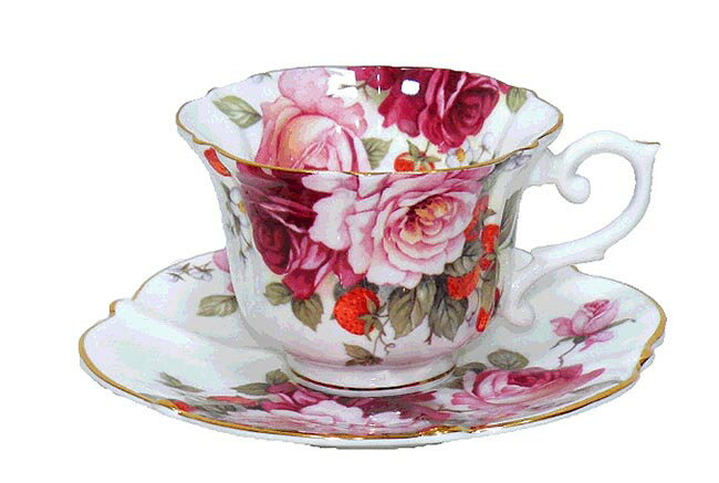 楽天市場】カップ&ソーサー 薔薇の通販