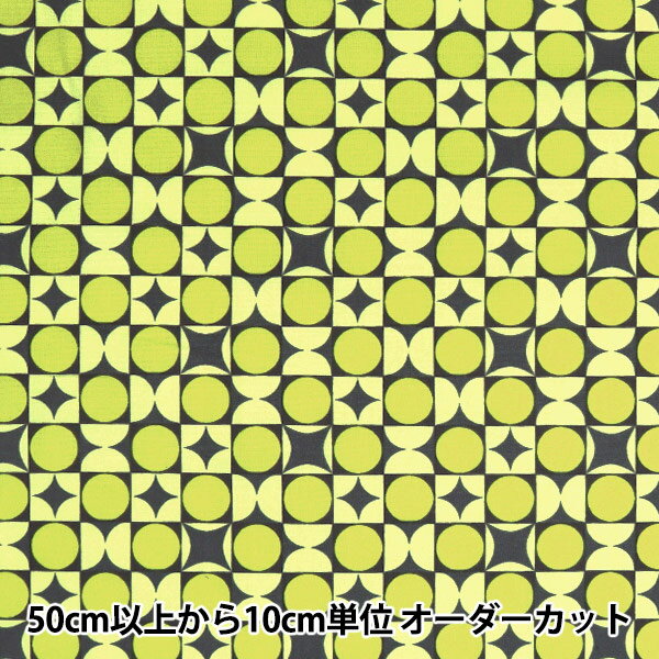 楽天市場】幾何学模様 生地 緑の通販