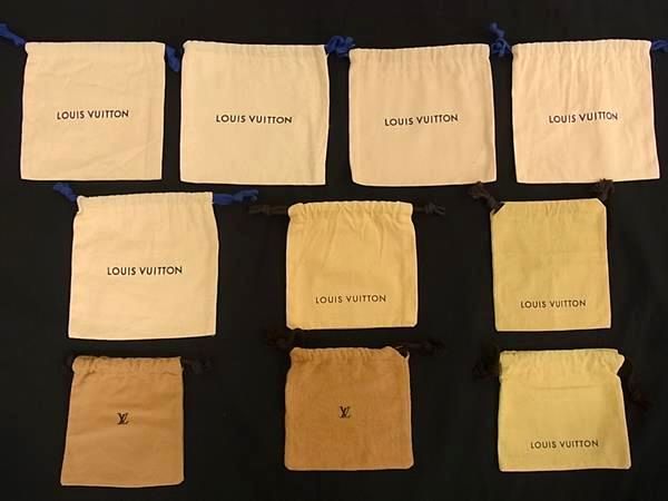 ルイヴィトン 保存袋 ブランド袋 巾着 ロゴ ブラウン ベージュ まとめ