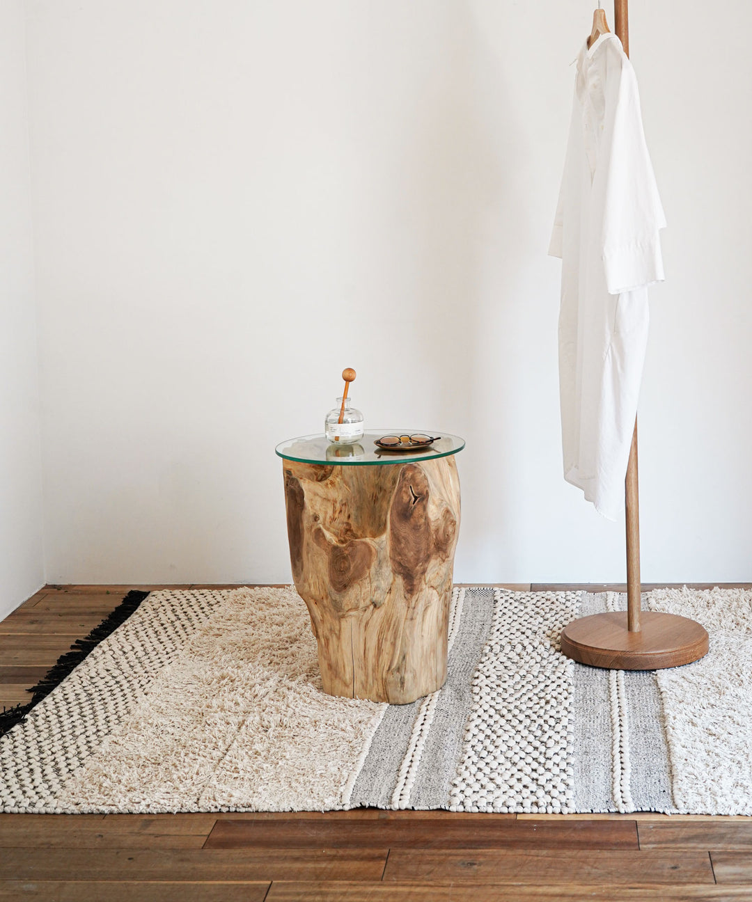 RugRu（ラグル）POP CORN STRIPE RUG 1400×2000mm｜可愛らしい