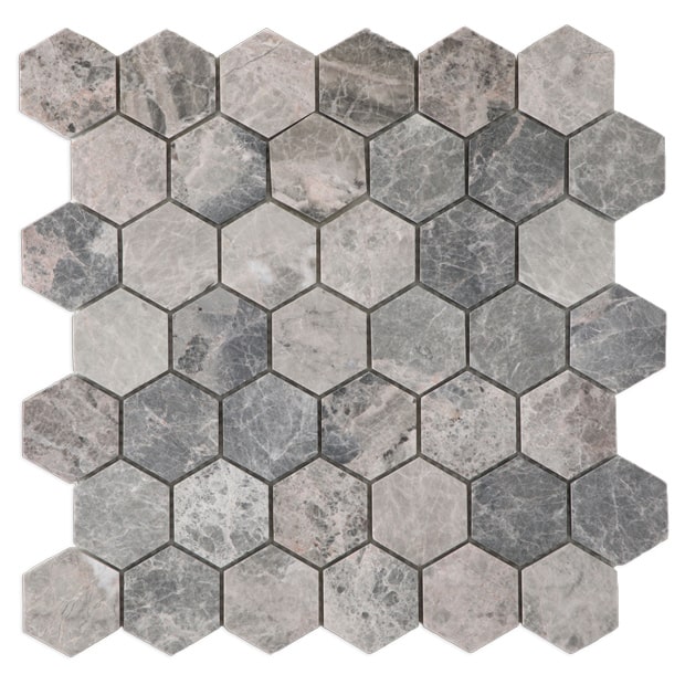 ラフィニタ AS4313HEX48 / 天然石ヘキサゴンモザイク | タイル販売の