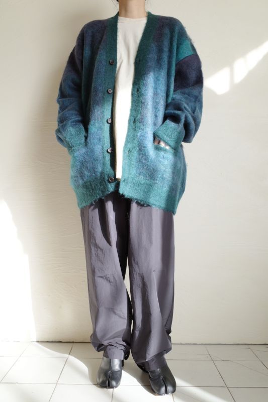 stein GRADATION MOHAIR CARDIGAN・BLUE GREEN - tity