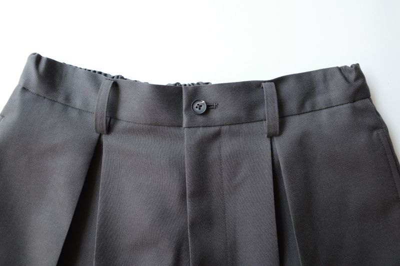 ssstein WIDE EASY TROUSERS・GREY KHAKI - tity