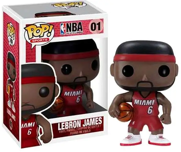 Funko NBA Miami Heat POP Basketball LeBron James Vinyl Figure 01