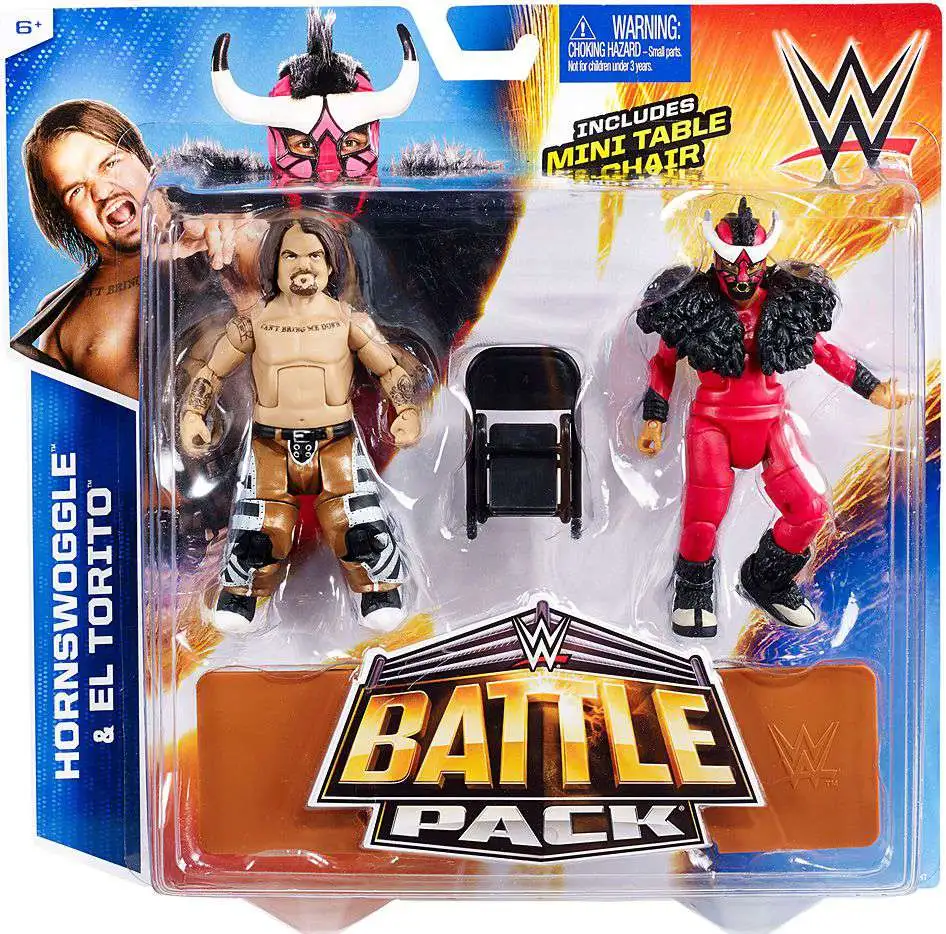 WWE Wrestling Battle Pack Series 34 Hornswoggle El Torito 6 Action
