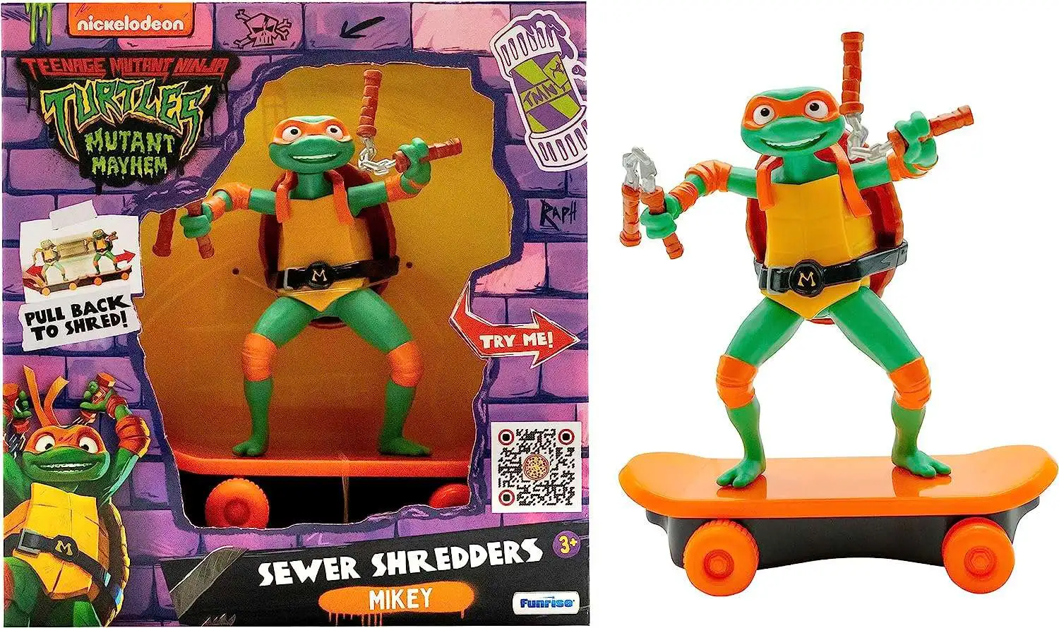 Teenage Mutant Ninja Turtles Mutant Mayhem Sewer Shredders Mikey 5