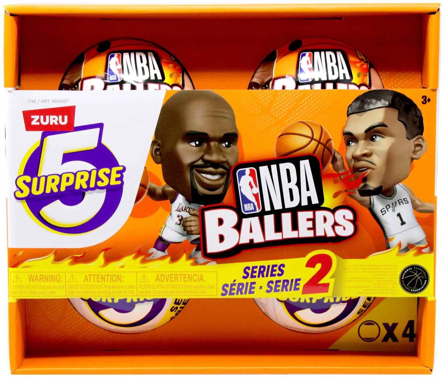5 Surprise Mini Brands NBA Ballers Series 2 Exclusive Mystery 4