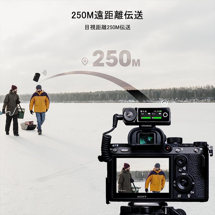 Hollyland Lark Max DUO | ワイヤレスマイク-ワイヤレスラベリアマイク