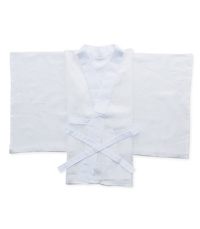 夏用】本麻半襦袢（M・L・LL） 0003-03307-W 半襦袢 【きもの都粋】