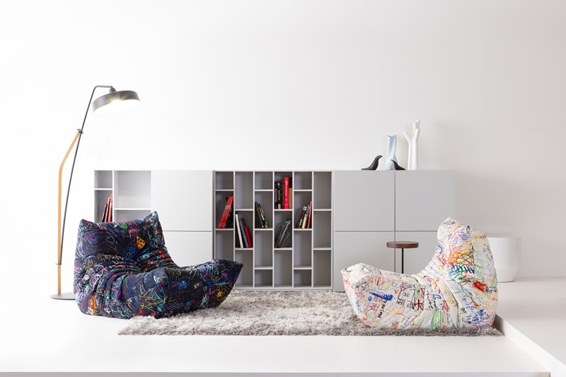 Tom リーンロゼ トーゴ ソファ(50周年) グレー Tom リーンロゼ トーゴ