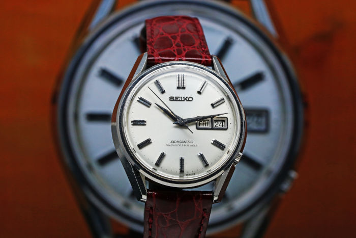 62セイコーマチック ウィークデーター イルカ刻印 6216-9000 1967年4月